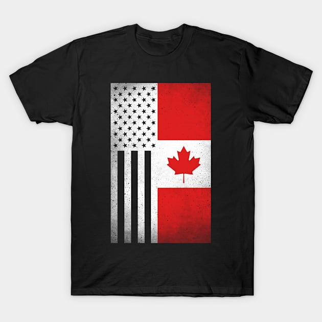 Canada Design for proud Canadian Americans T-Shirt by c1337s